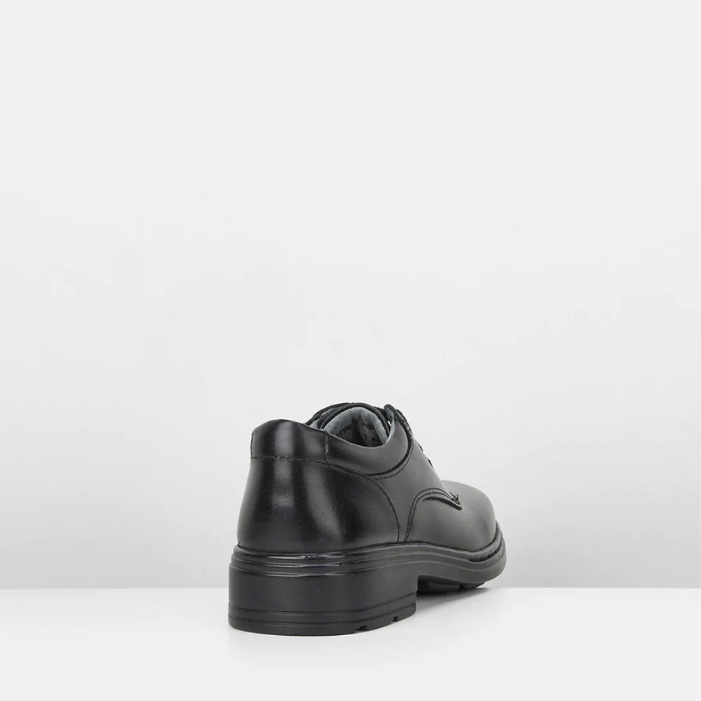 Clarks Infinity Junior Black School Shoes