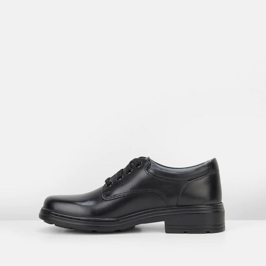 Clarks Infinity Junior Black School Shoes