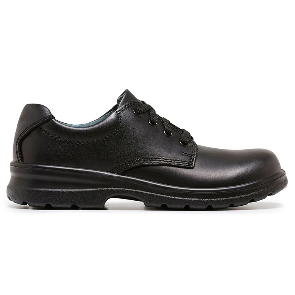 Clarks Library Black School Shoes