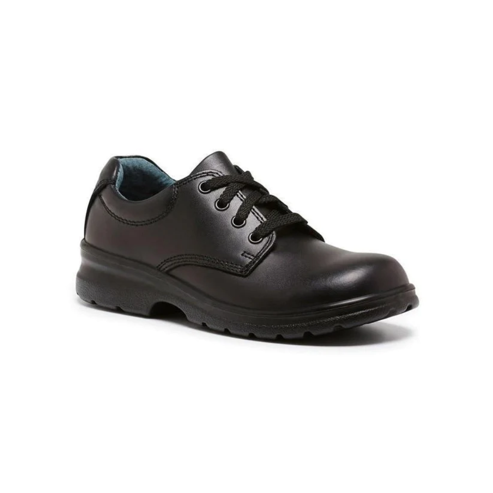 Clarks Library Black School Shoes