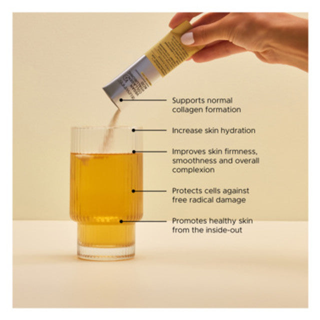 Dr. LeWinn's Inner Beauty Vegan Collagen & Hyaluronic Acid Powder Skin Vitamin Supplement | Tropical Flavor | 30 sachets x 6 g