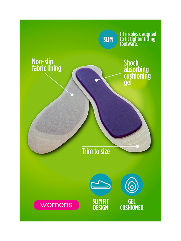 Women's Ultra Gel Insoles, 1 Pair