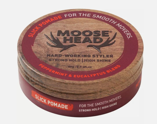 Moosehead Slick Pomade Strong Hold Clay - 80g