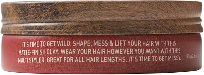 Moosehead Shaping Clay Low Hold - Cypress & Sage  80g