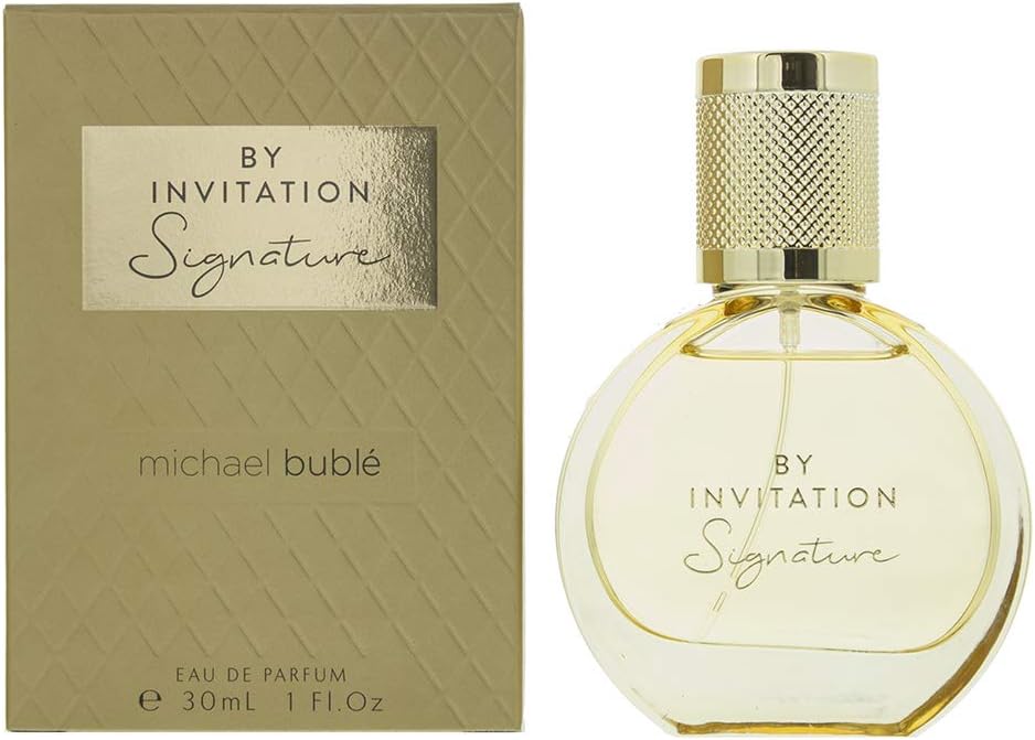 Michael Buble By Invitation Signature Eau de Parfum For Her Floral Oriental | Fragrance | Red Fruits & Bergamot | 30 ml
