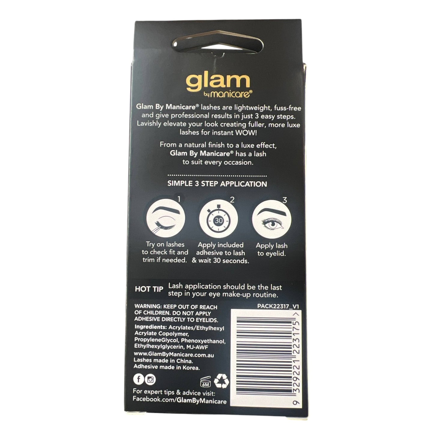 Manicare Glam 61. Coco Lash Luxe | Mink-Effect | Lavish Finish | 1 Pair