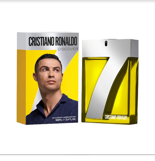 Cristiano Ronaldo Discover Eau De Toilette For Men Woody-Aromatic | Fragrance | Lemon, Orange & Mandarin | 100 ml